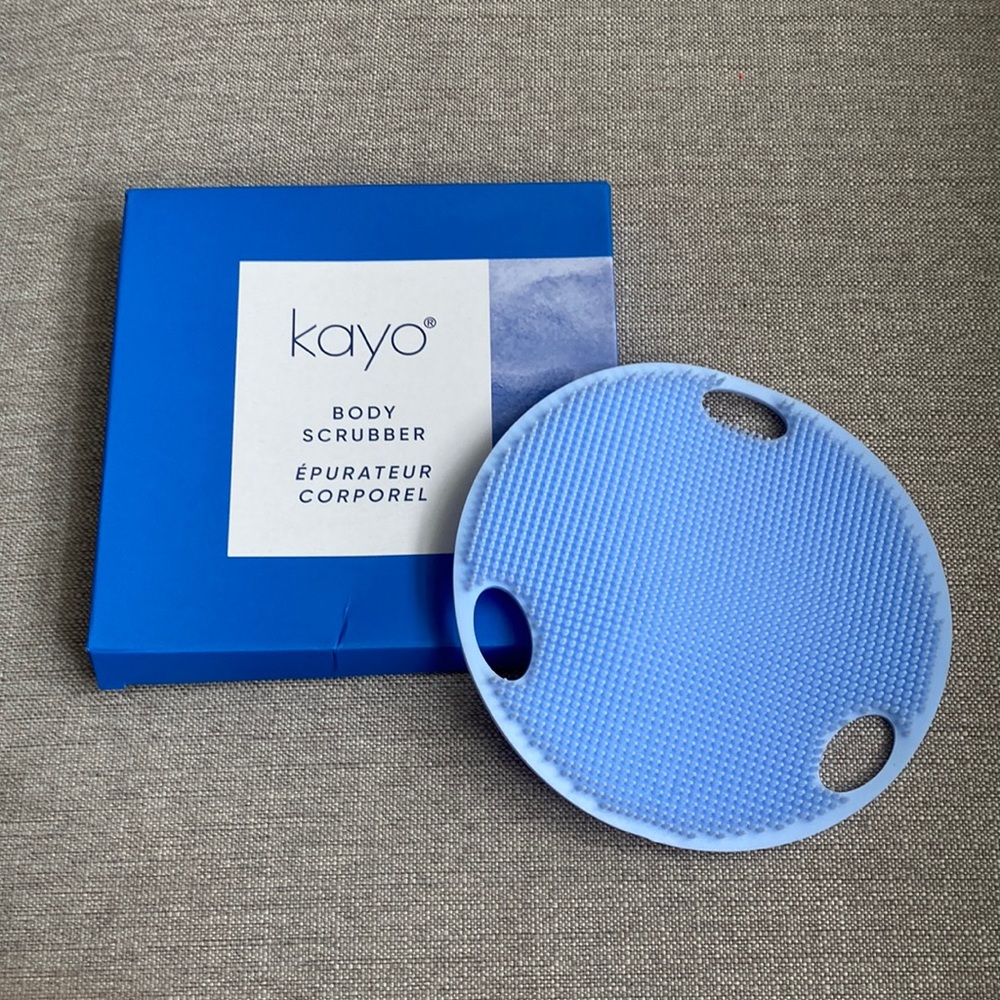 BNWT Kayo Body Scrubber Light Blue